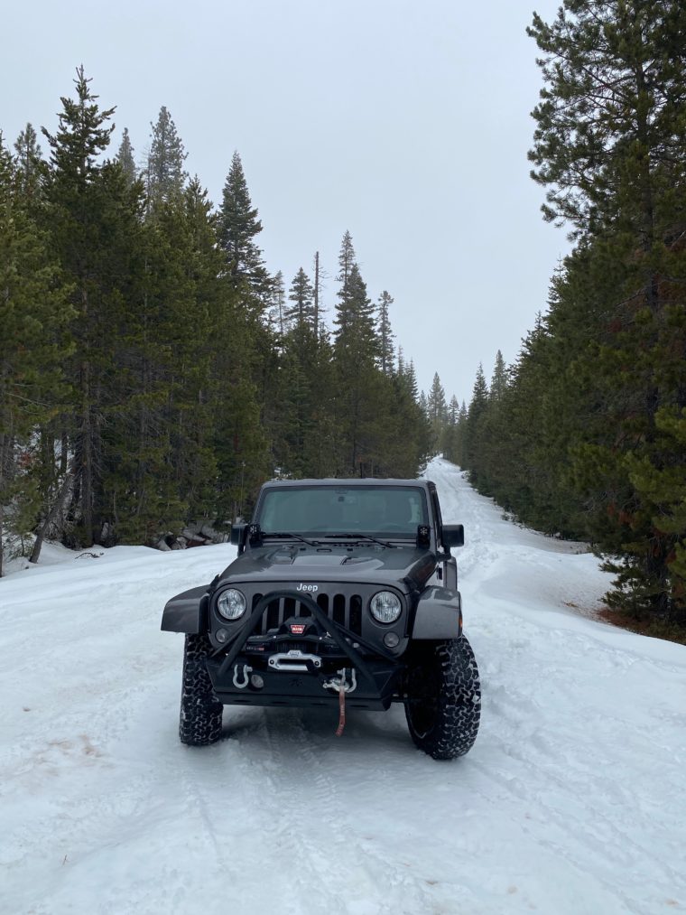 Snow Play in the Jeep